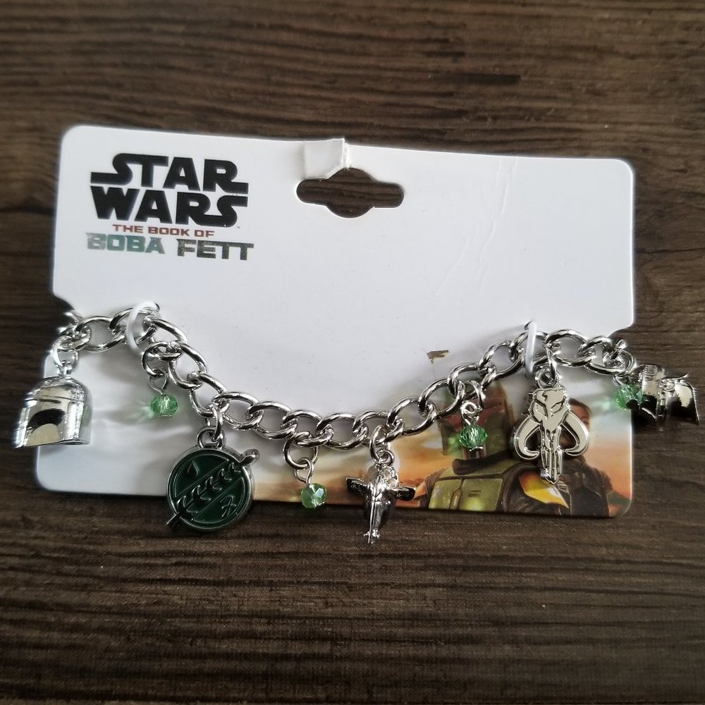 Disney Star Wars Boba Fett Charm Bracelet